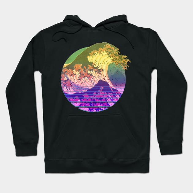 The Great Vaporwave Hoodie by KritwanBlue